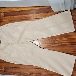 Bagatelle Polyurethane Cropped Kick Flare Pants